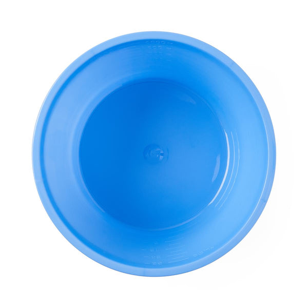 Nonsterile Plastic Bowl with Imprinted Graduations, Light Blue, 32 oz., 250/CS (DYND50350) Case of 250