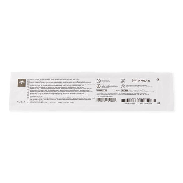 Sterile Flexible Yankauer with Bulb Tip, Vented, 50/CS (DYND52132) Case of 50