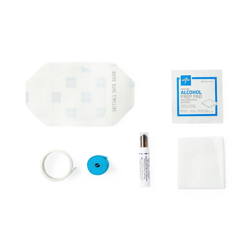 7-Piece IV Start Kit with 1 Alcohol Prep Pad, 1 PVP Ampule, 100/CS  (DYND74088) Case of 100