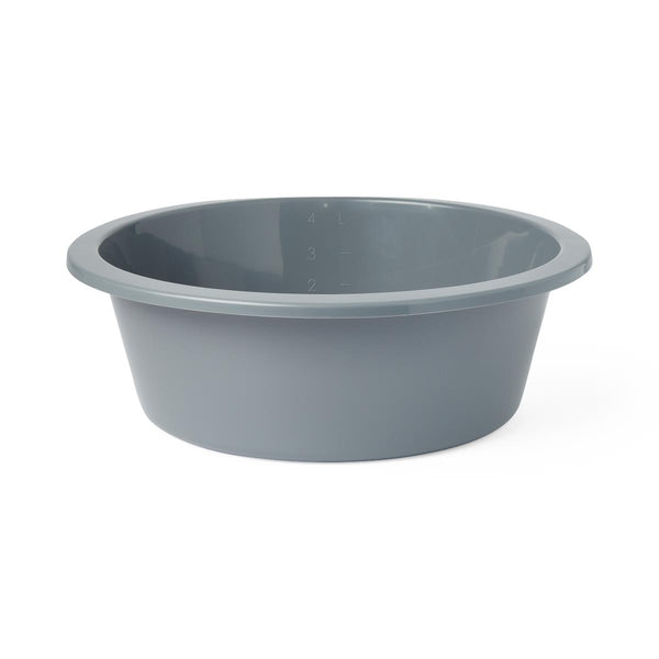 Round Plastic Washbasin, Graphite, 4.25" x 10.75", 5 qt., 50/CS  (DYND80317) Case of 50