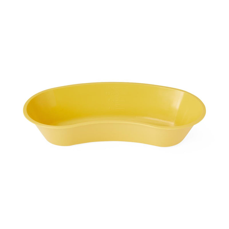 Plastic Emesis Basin, 500 mL, Gold, 8.5"L, 250/CS  (DYND80321) Case of 250