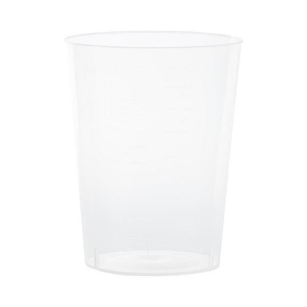 Flexible Plastic Intake Tumbler with Molded-in Graduations, Translucent, 9 oz., 500/CS  (DYND80450) Case of 500