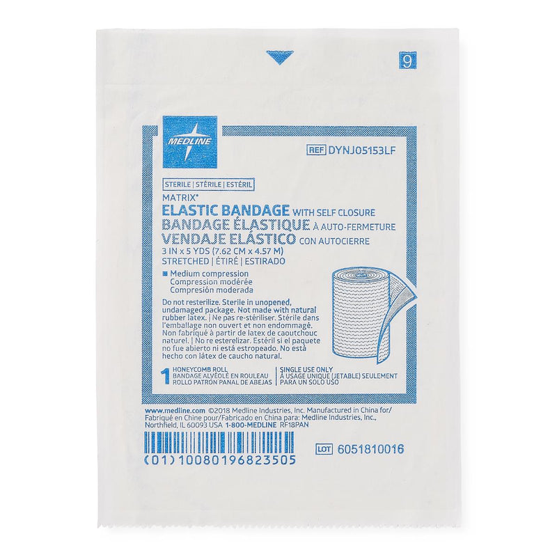 Sterile Matrix Wrap Elastic Bandage with Self-Closure, 3" x 5 yd., 1/EA  (DYNJ05153LFH) Each