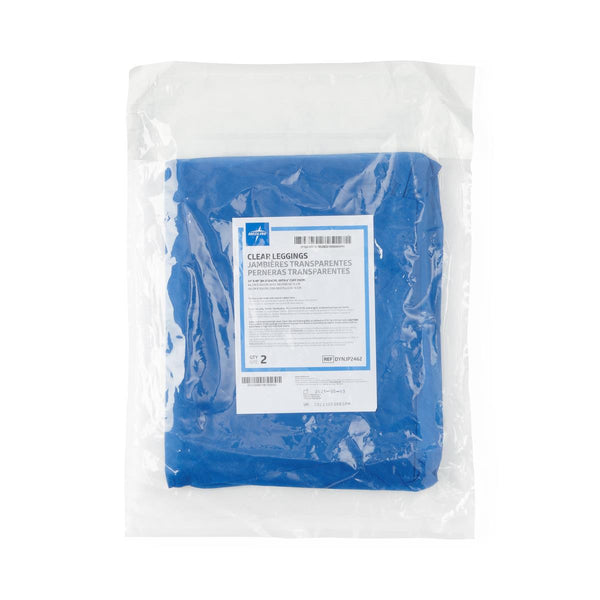 Sterile Leggings with 6" Cuff, Clear, 33" x 49", Pair, 20/CS (DYNJP2462) Case of 20