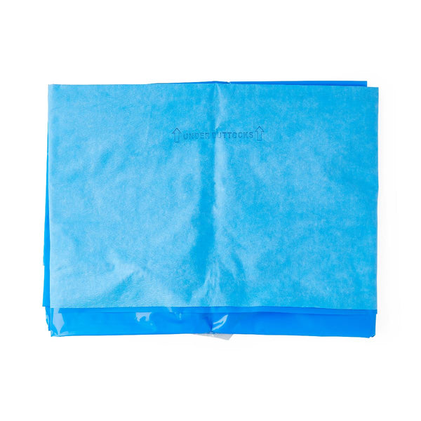 Sterile Underbuttocks Drape with Graduations and Pouch, Port, 1/EA  (DYNJP6006WH) Each