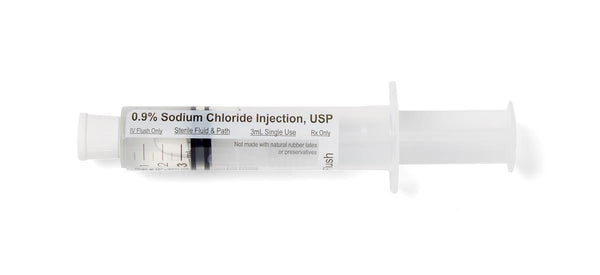 10 mL IV Flush Syringe Prefilled with 3 mL Saline, 240/CS  (EMZ131240) Case of 240