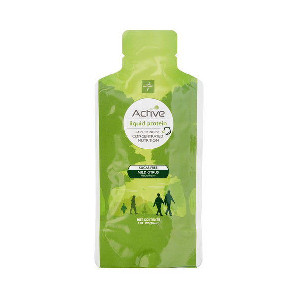 Active Liquid Protein, Sugar Free, Mild Citrus Flavor, 16 g of Protein, 1 oz. Packets, 100/CS (ENT693SFUD) Case of 100