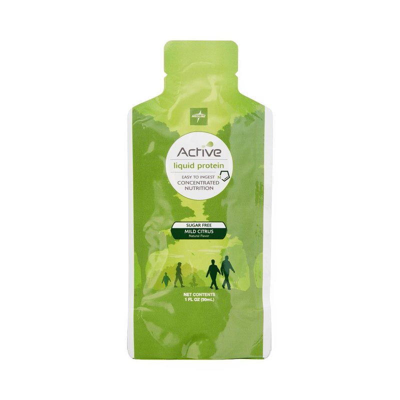 Active Liquid Protein, Sugar Free, Mild Citrus Flavor, 16 g of Protein, 1 oz. Packets, 100/CS (ENT693SFUD) Case of 100