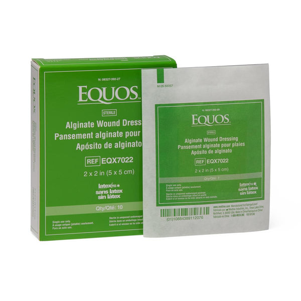 EQUOS Calcium Alginate Wound Dressing, 2" x 2", 100/CS  (EQX7022) Case of 100