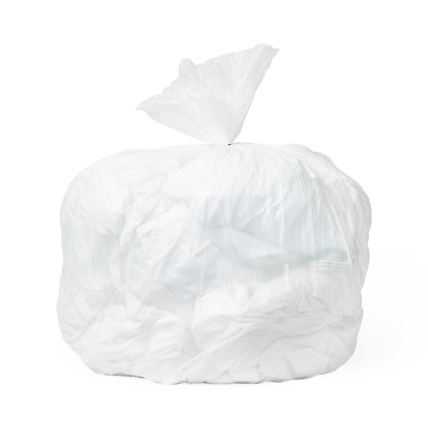 Low-Density Trash Can Liner, White, 33" x 39", 1 Mil, Roll, 250/CS (EVSBL33391W) Case of 250