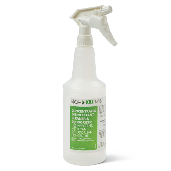5 Minute Micro-Kill NQ5 Quaternary Disinfectant, Empty Bottle, 6/CS (EVSCHEM007) Case of 6