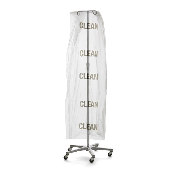 IV Pole Cover, "Clean" Imprint, Clear, Roll, 21" x 15" 64", 160/CS (EVSIVBAG1) Case of 160