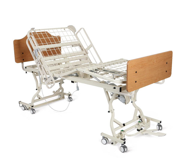 4-Motor Full-Electric High-Low Hospital Bed with Locking System, 34.5" Wide, 1/EA  (FCE1385B) Each