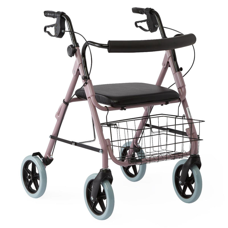 Medline Deluxe Rollators with 8" Wheels, 1/EA (G07887R) Each