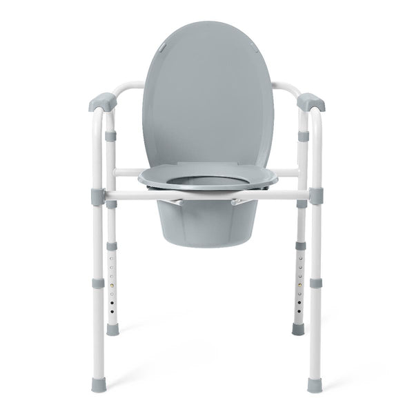 3-in-1 Folding Steel Elongated Commode, 1 EA (G1-200LX1) Each