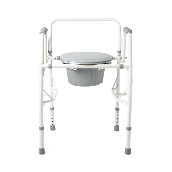 Steel Drop-Arm Commode, 350 lb. Weight Capacity, 1 EA (G1-301DX1) Each