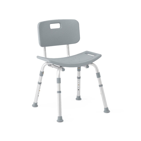 Gray Knockdown Shower Chair, 4/CS (G2-102KX4) Case of 4