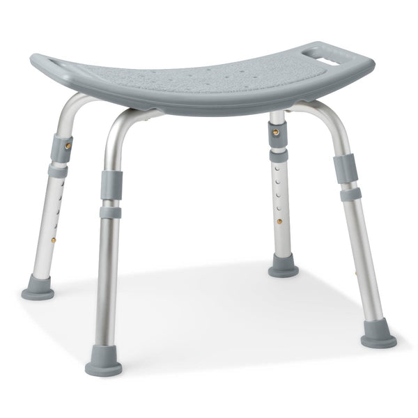 Knockdown Shower Chair without Back, 15"-19" Seat Height, 400 lb. Weight Capacity, 1 EA (G2-202KX1) Each
