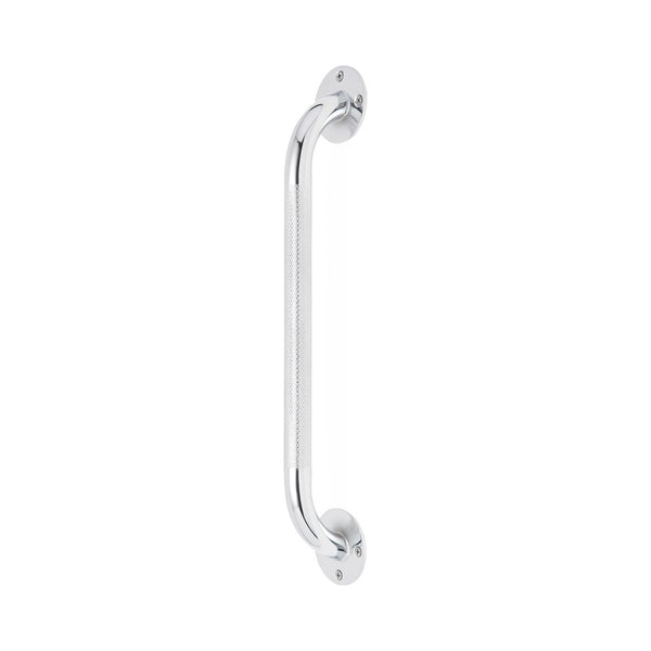 Knurled Chrome Grab Bar, 16" Long, 300 lb. Weight Capacity, 1/CS (G5-016CRX1) Case of 1