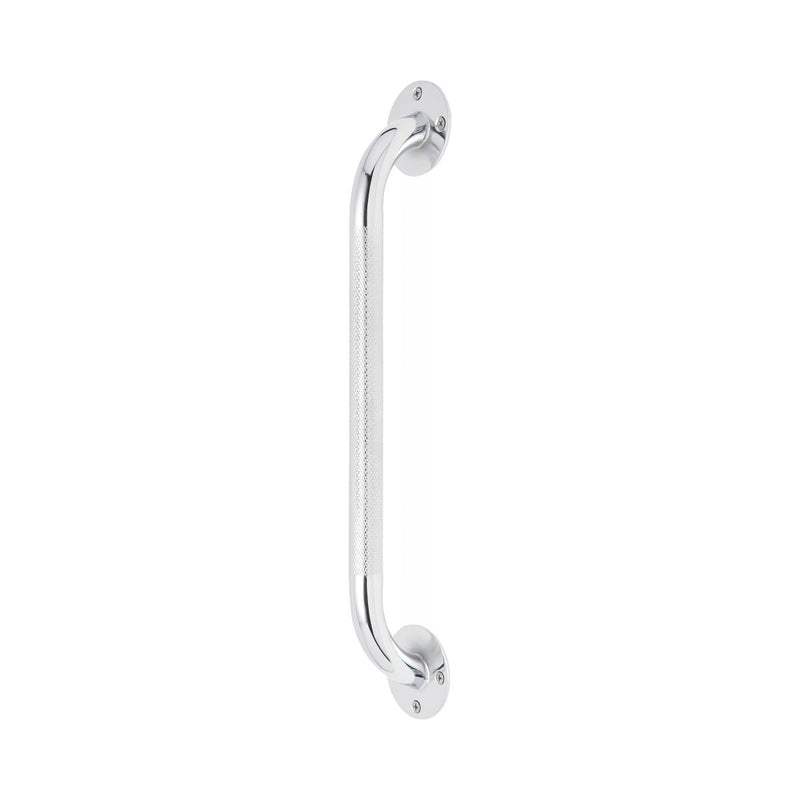 Knurled Chrome Grab Bar, 16" Long, 300 lb. Weight Capacity, 1/CS (G5-016CRX1) Case of 1
