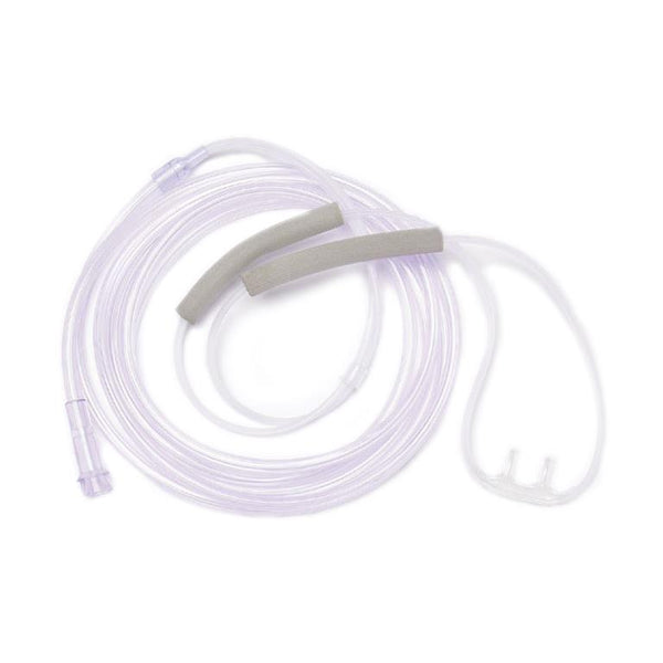 Soft-Touch Oxygen Cannula with Foam Ear Covers, Standard Connector, 14', 25/CS  (HCS4516FM) Case of 25