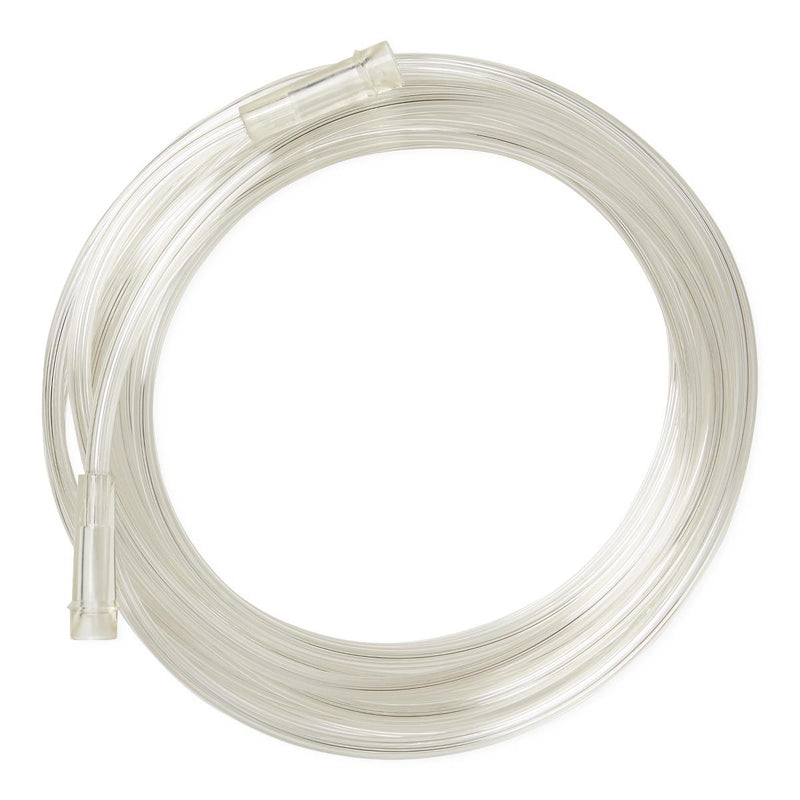 Clear Crush-Resistant Oxygen Tubing, 14', Standard Connector, 50/CS  (HCS4524) Case of 50