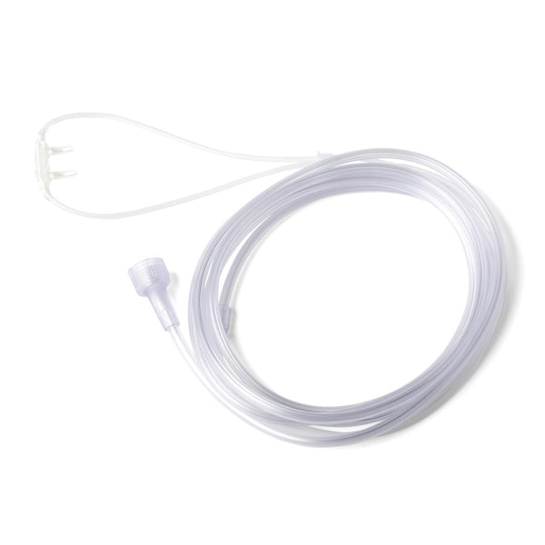 SuperSoft Oxygen Cannula with Universal Connector, Adult, 4' Tubing, 50/CS  (HCSU4504S) Case of 50