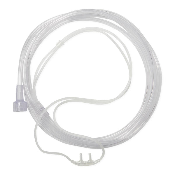 SuperSoft Oxygen Cannula with Universal Connector, Pediatric, 7' Tubing, 50/CS  (HCSU4518S) Case of 50