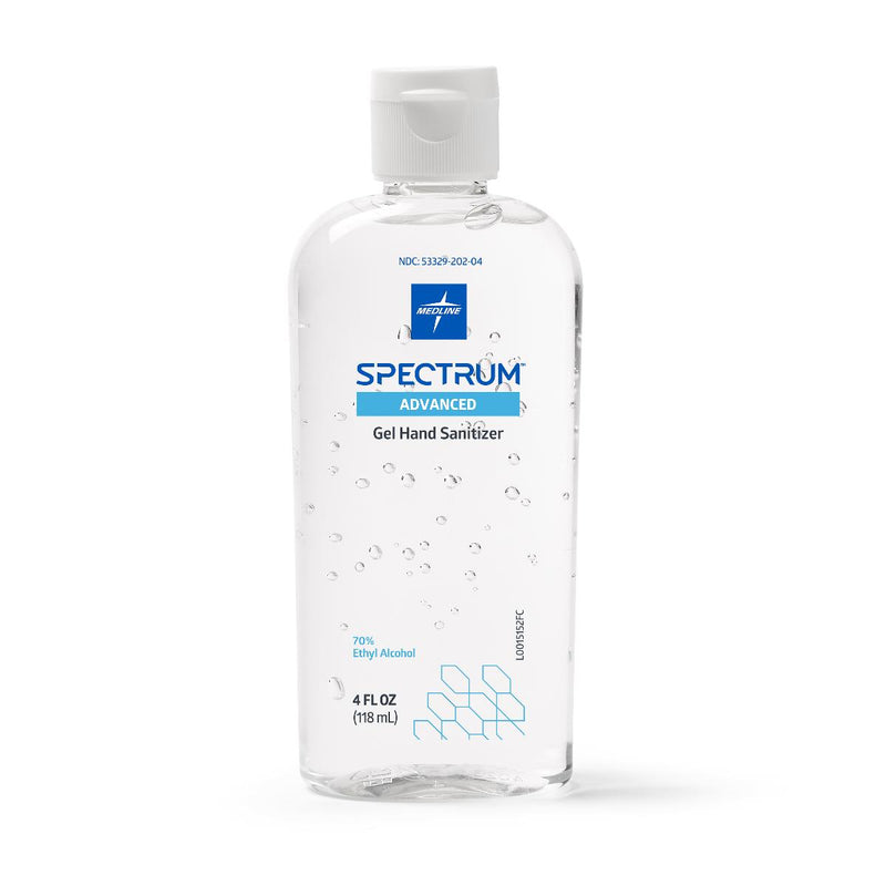 Spectrum Gel Hand Sanitizer, 70% Ethyl Alcohol, Personal Carry, 4 oz., 24/CS (HH70G04) Case of 24
