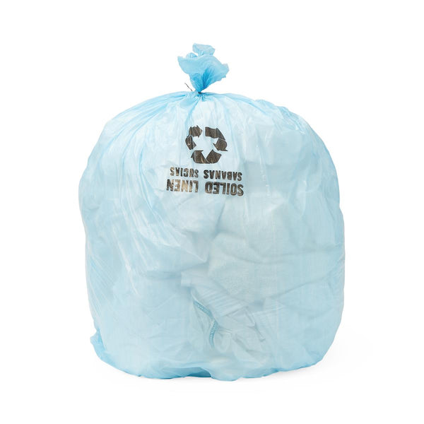 Soiled Linen Liners, Blue, 29" x 38", 16 Mil, Roll, 250/CS (IHBL38F) Case of 250