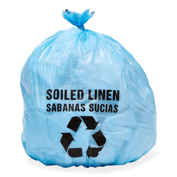 Soiled Linen Liners, Blue, 29" x 38", 1.0 Mil, Roll, 240/CS (IRDBL38C) Case of 240