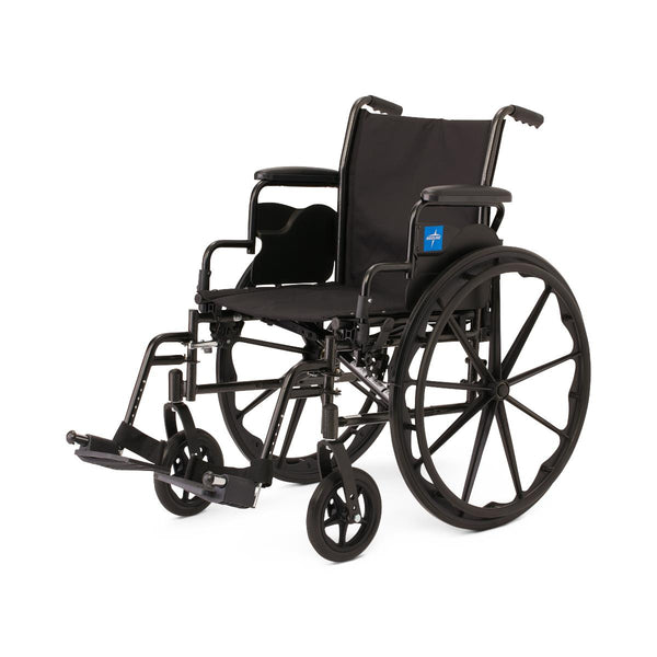 K3 Guardian 18" Wide Wheelchair with Desk-Length Arms and Swing-Away Footrests, 1/EA  (K3186N24S) Each