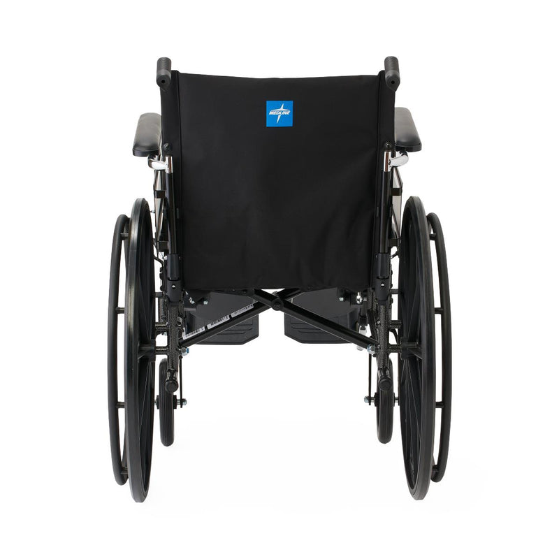 K3 Guardian 18" Wide Wheelchair with Height-Adjustable Full-Length Arms and Elevating Leg Rests, 1/EA  (K3186N44E) Each