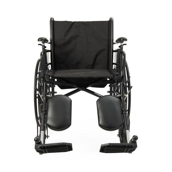 K3 Guardian 20" Wide Wheelchair with Height-Adjustable Desk-Length Arms and Elevating Leg Rests, 1/EA  (K3206N34E) Each