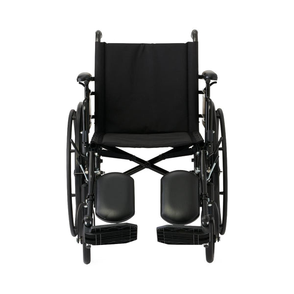 Guardian K4 18" Wide Wheelchair with Height-Adjustable Desk-Length Arms and Elevating Footrests, 1/EA  (K4186N34E) Each