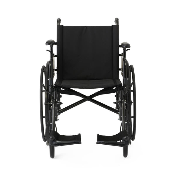 Guardian K4 18" Wide Wheelchair with Height-Adjustable Desk-Length Arms and Swing-Away Footrests, 1/EA  (K4186N34S) Each