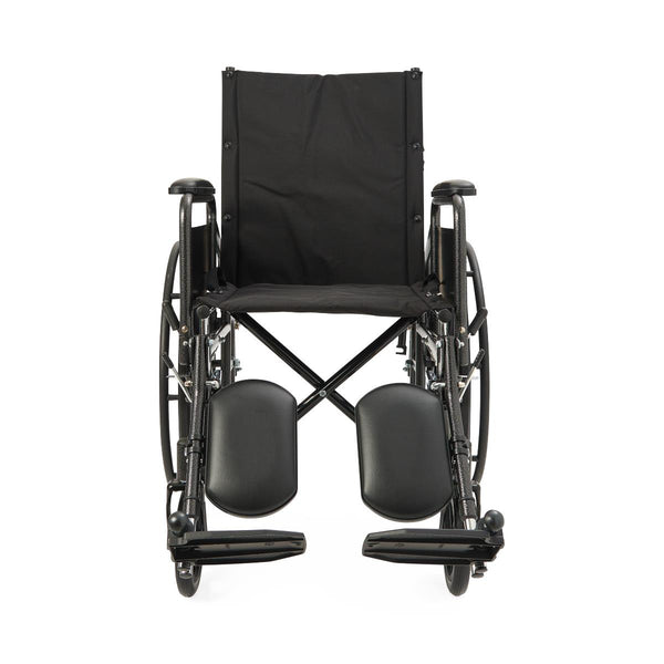 Reclining Wheelchair with Full-Length Arms, Nylon, 18" Wide, 1/EA  (KR188N11E) Each