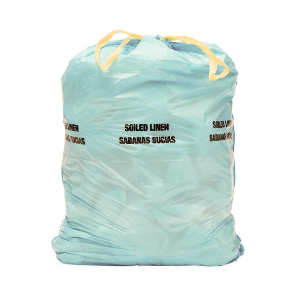 Soiled Linen Liners, Blue, 29" x 38", 0.9 Mil, Roll, Draw Tape Closure, 150/CS (LB2938C) Case of 150