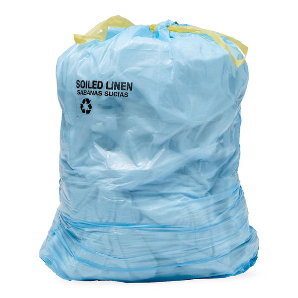 Soiled Linen Liners, Blue, 29" x 38", 0.79 Mil, Roll, Drawtape Closure, 150/CS (LB2938C1) Case of 150