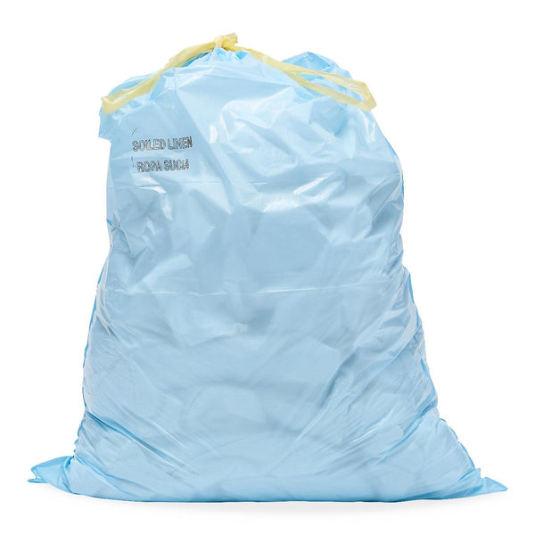Soiled Linen Liners, Blue, 29" x 38", 1.1 Mil, Roll, Draw Tape Closure, 150/CS (LB2938D) Case of 150