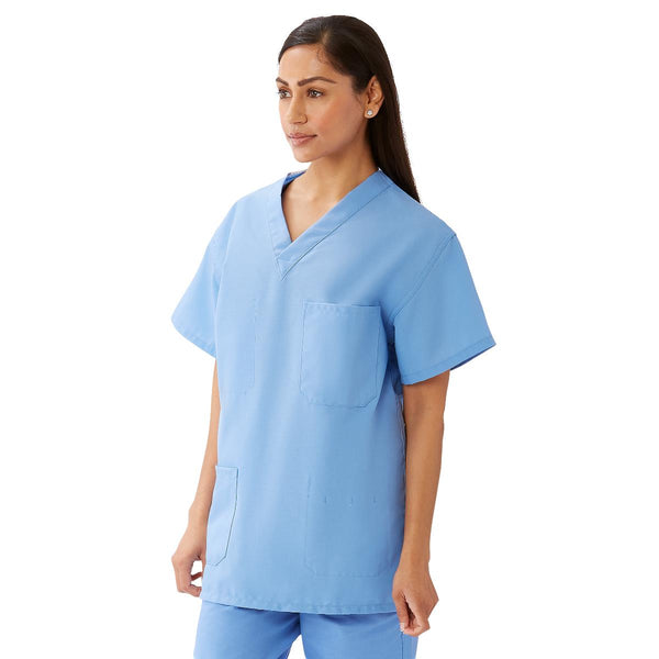 630 AngelStat Unisex Scrub Tops with Medline Color Coding, 1/EA (M630NTHXL-CM) Each