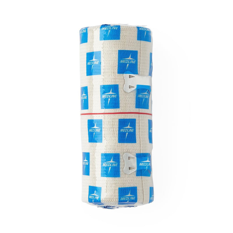 Sure-Wrap Elastic Bandage with Clips, 4" x 5 yd. (10.2 cm x 4.6 m), 20/CS  (MDS055004Z) Case of 20