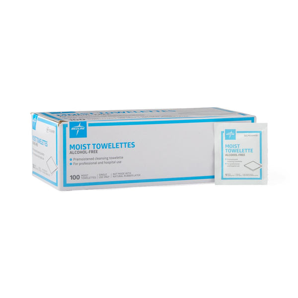 Moist Cleansing Towelettes, 5" x 7", 1000/CS (MDS094181) Case of 1000