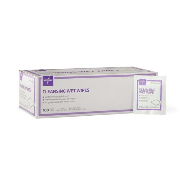 Cleansing Towelettes with Isopropyl Alcohol, 5" x 7", 1000/CS (MDS094184) Case of 1000