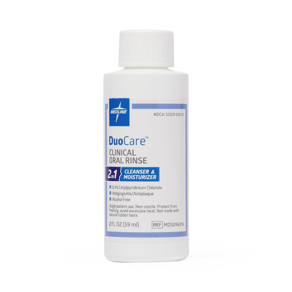 DuoCare Clinical 2-in-1 Oral Rinse, 2 oz., 96/CS (MDS096316) Case of 96
