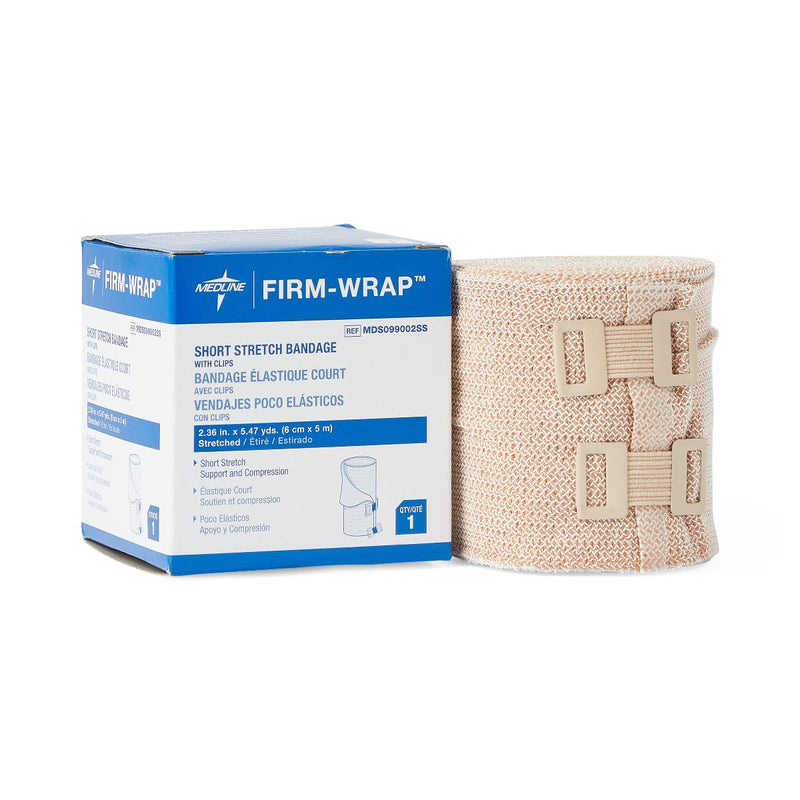 Firm-Wrap Short-Stretch Elastic Bandage, 6 cm x 5 m (2.36" x 5.47 yd.), 1/EA  (MDS099002SSH) Each