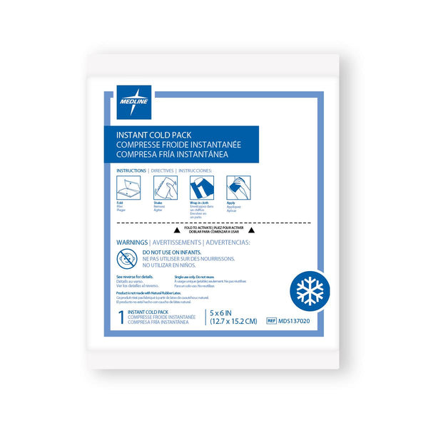 Standard Instant Cold Packs, 4.75" x 6.25", 50/CS (MDS137020) Case of 50