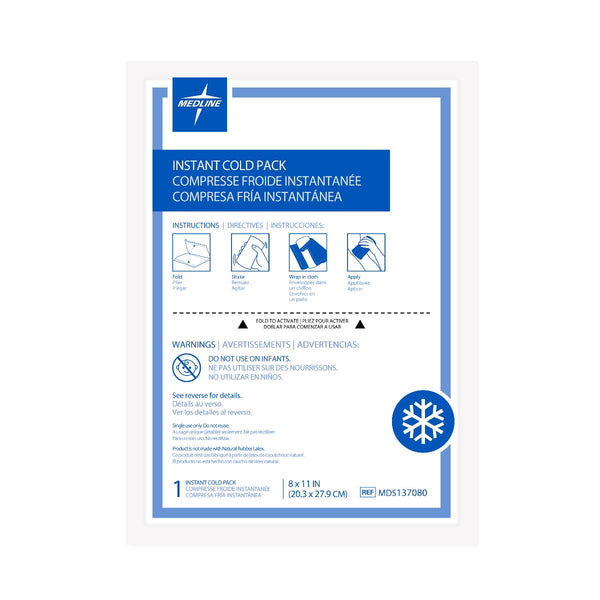 Standard Instant Cold Packs, 8" x 11", 24/CS (MDS137080) Case of 24