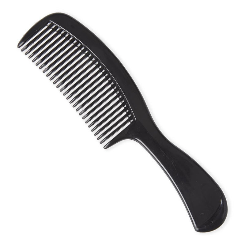 Mini Comb with Handle, Black, 6.5", 144/CS (MDS137208) Case of 144