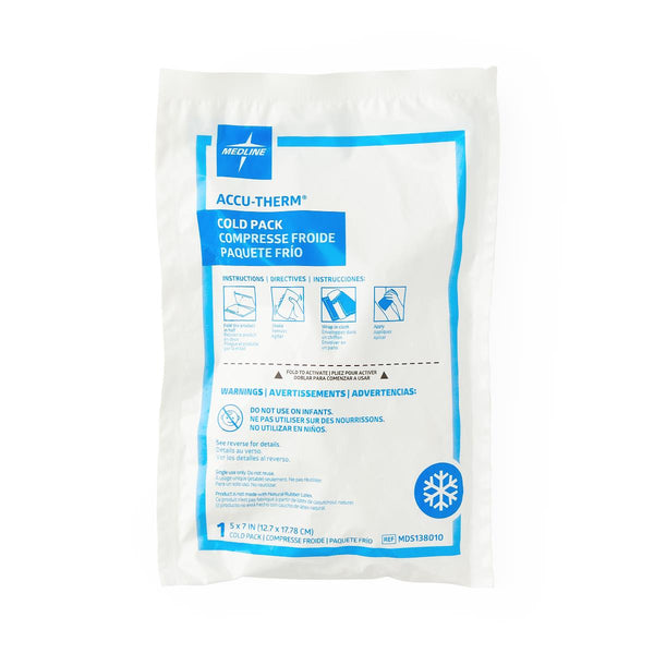 5" x 7" Accu-Therm Instant Heavy-Weight Jr. Cold Pack, 16/CS (MDS138010) Case of 16